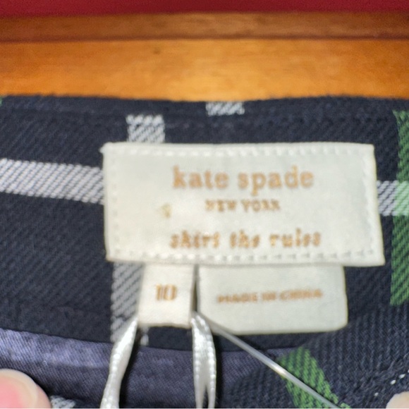 NWT Kate Spade Fallon Wool Blend Skirt, size 10 - Picture 6 of 7